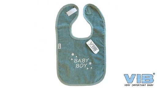 [553938] VIB | Slabbetje Baby Boy Mosgroen 