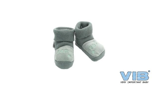 [553944] VIB | Schoenen Slofjes Baby Boy Mosgroen 0-3M
