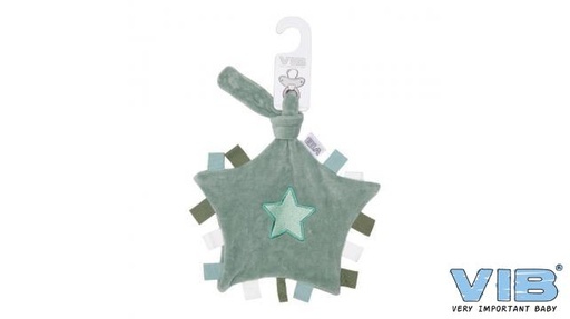 [553950] VIB | Fopspeendoekje Ster Mosgroen