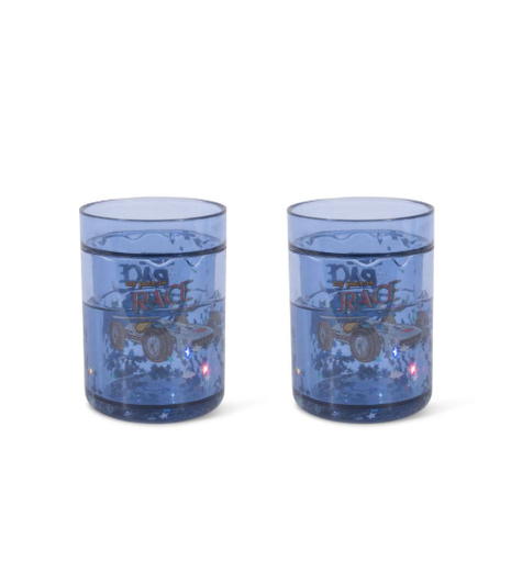 [553977] Konges Slojd | Drinkbeker Race Glitter Roze 2-pack