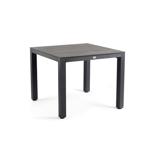 [554026] Tierra | Tuintafel Briga Dining Table Trespa Forest Grey Charcoal 100x100cm