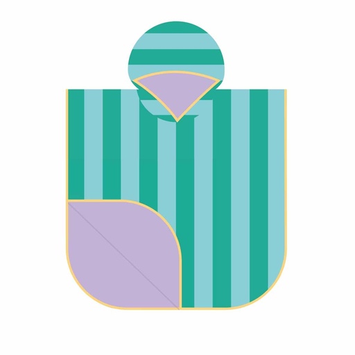 [554049] Quut |  Beach Poncho - Lagoon
