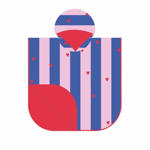 [554051] Quut | Poncho Beach Cherry