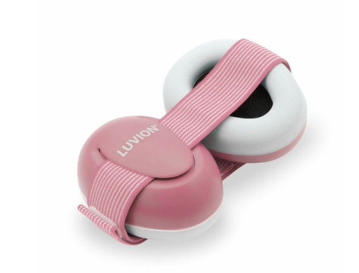 [554087] Luvion | Gehoorbescherming Baby Dusty Pink Wit/Roze Kunststof +0M