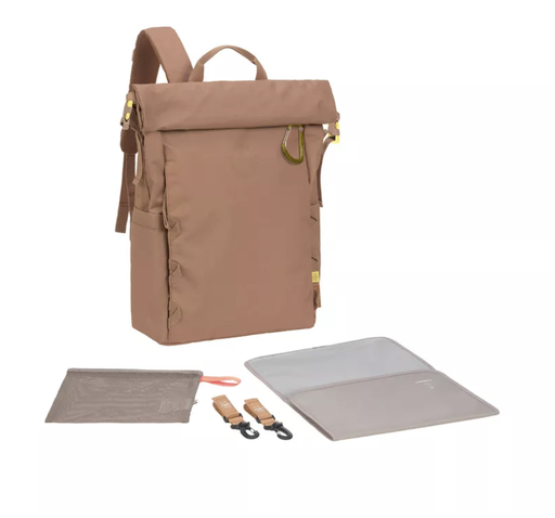 [554090] Laessig | Verzorgingstas Outdoor Rolltop Backpack Almond 30x14x43cm
