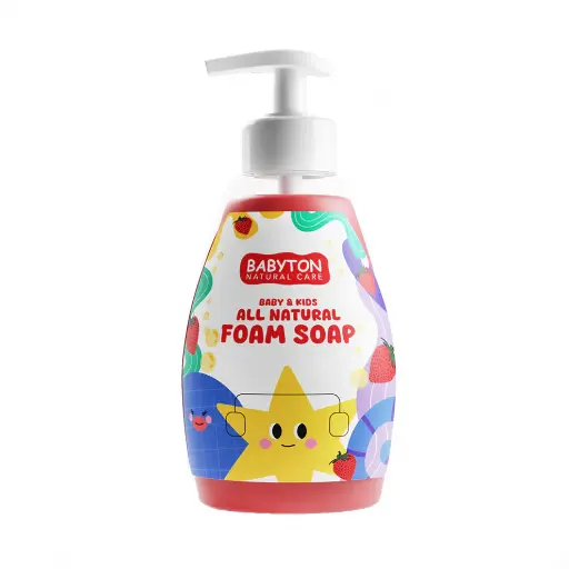 [554145] Babyton | Zeep Schuimende Handzeep Aardbei 350ml