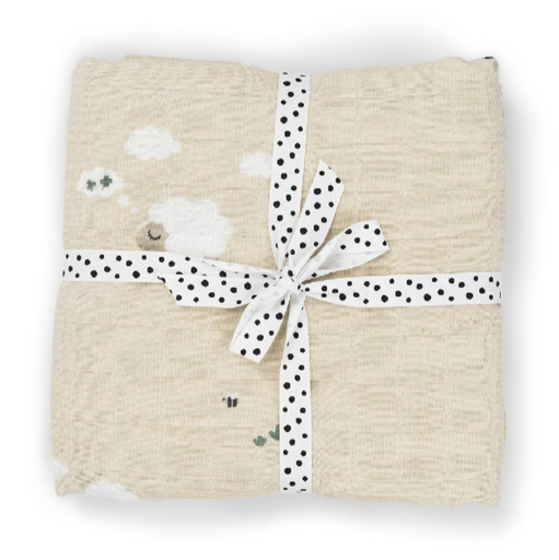 [554157] Done by Deer | Tetra doek Tiny Farm Sand 120x120cm