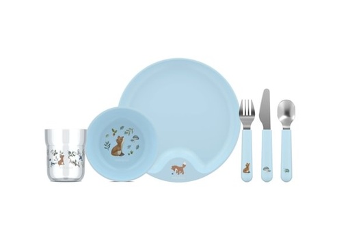 [554227] Mepal | Eetset Mio Forest Friends 6-delig
