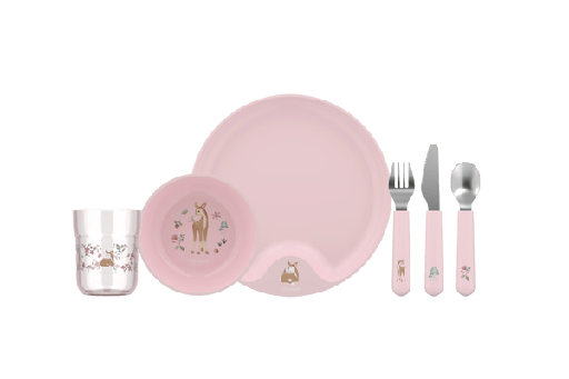 [554234] Mepal | Eetset Mio Fairy Garden 6-delig