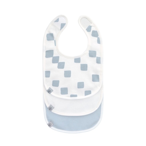 [554308] Laessig | Slabbetje Newborn Happy Fruits Light Blue 3-pack