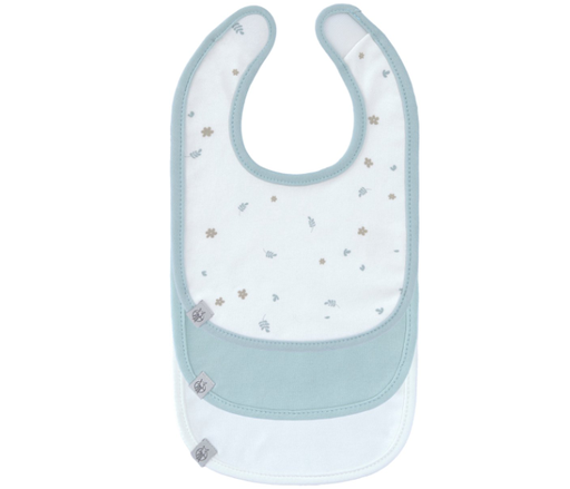 [554315] Laessig | Slabbetje Newborn Floral 3-pack