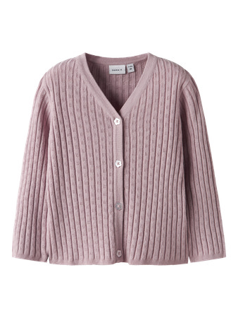 Name it | Gilet Girls Nbfkind Ls Knit Card Burnished Lilac