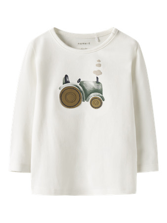 Name it | T-shirt Boys Nbmlife Ls Top Cloud Dancer