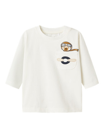 Name it | T-shirt Nbmkrug Ls Top Cloud Dancer