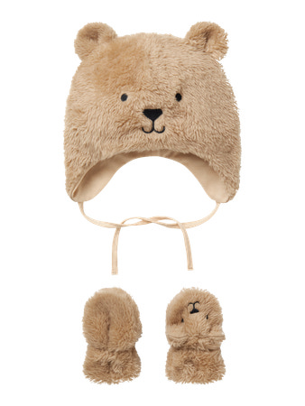 Name it | Muts met Wanten Uni Nbnmatuta Teddy Pure Cashmere