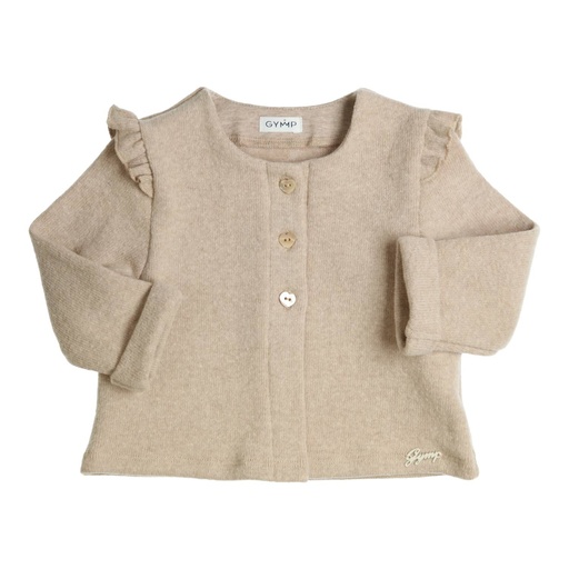 Gymp | Gilet Girls Cardigan Gillo Sand