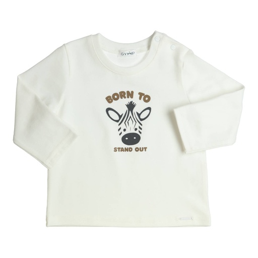 Gymp | T-shirt Boys Longsleeve Aerodoux Off White