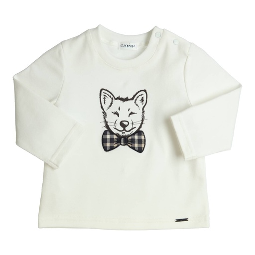 Gymp | T-shirt Boys Longsleeve Aerodoux Off White