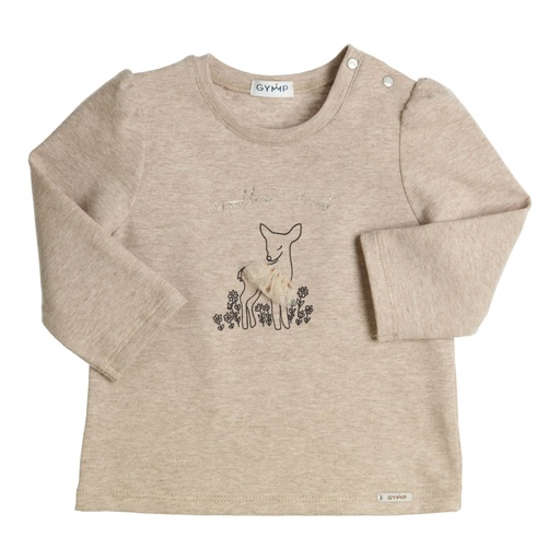 Gymp | T-shirt Girls Longsleeve Aerochine  Sand
