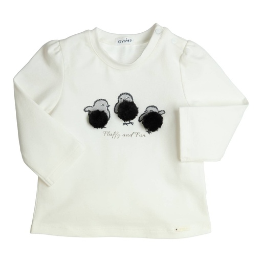 Gymp | T-shirt Girls Longsleeve Aerodoux Off White