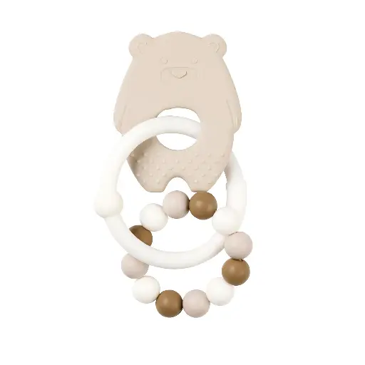 [555612] Nattou | Bijtring Silicon Bear Klei