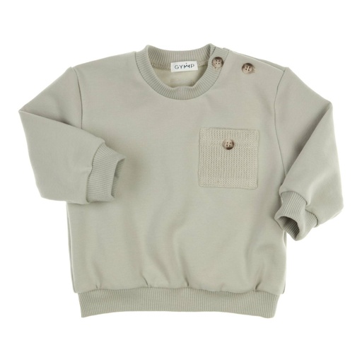 Gymp | Pull Boys Sweater Carbondoux Pale Green