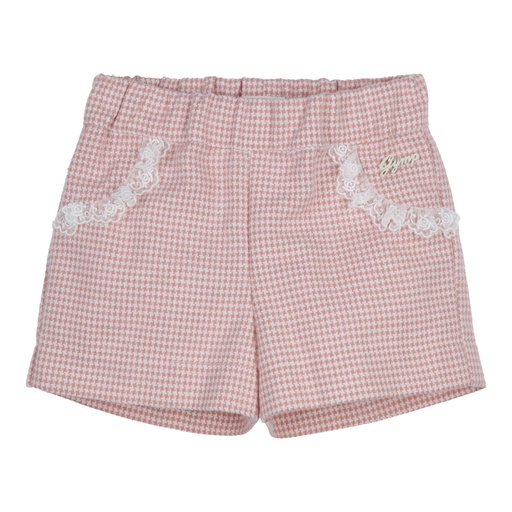 Gymp | Short Girls Shorts Carly Old Rose/Off White