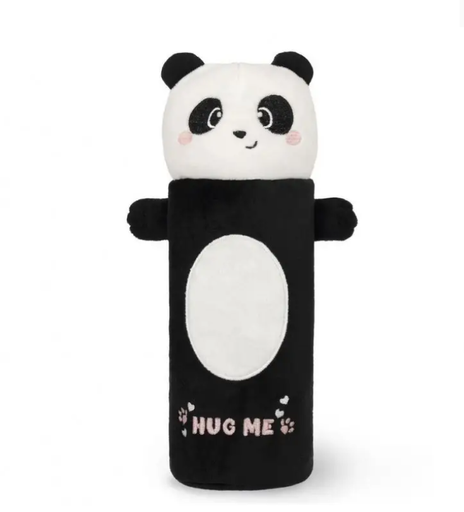 [556336] Legami | Pennenzak Panda Pluche Zwart/Wit 