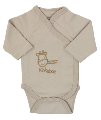 [556533] PetitVillain | Geboortebody Kiekeboe Giraf Lange Mouw Zand M50-62