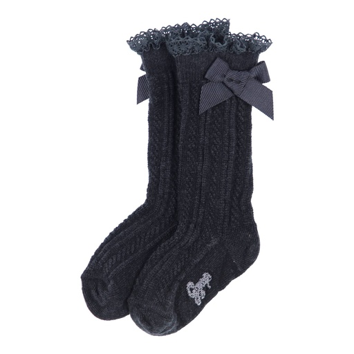 Gymp | Kniekousen Girls Knee Socks Kite Anthracite