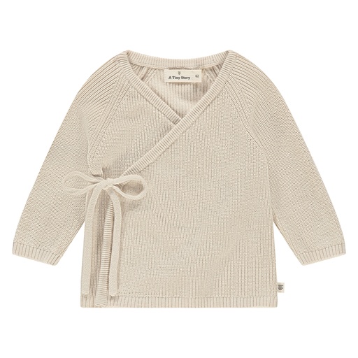 A Tiny Story | T-shirt Overslag Baby Cardigan Snow