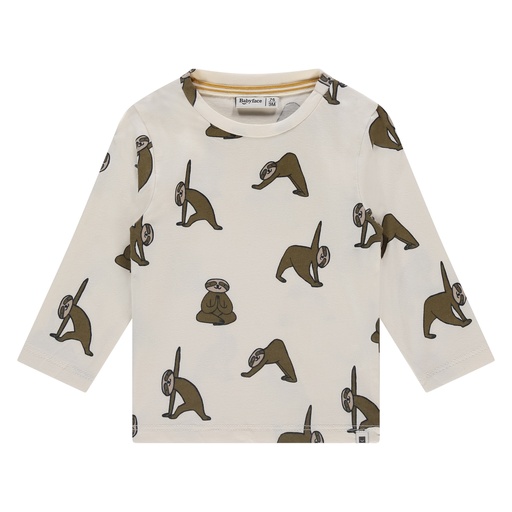 Babyface | T-shirt Boys Baby T-shirt Longsleeve Off White