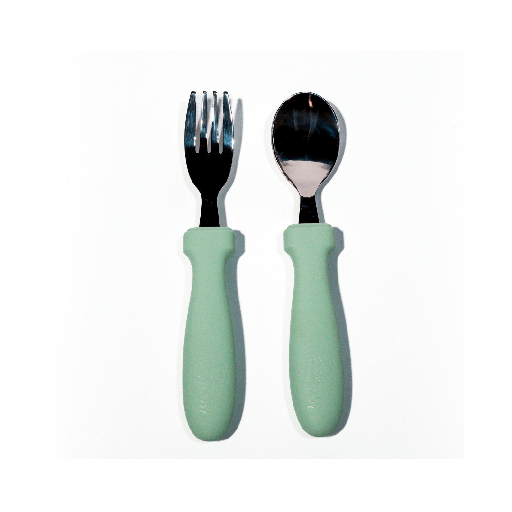 [557135] Mabebi | Bestek Easy Oefenbestek Groen 2-delig
