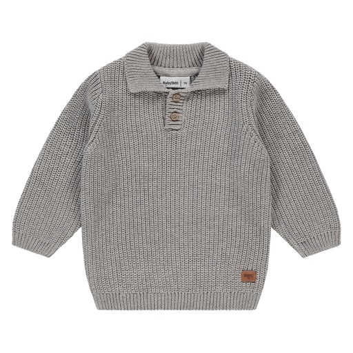 Babyface | Pull Boys Baby Pullover Grey Melange
