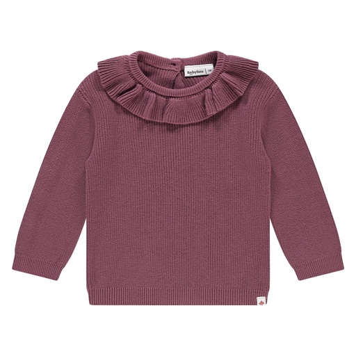 Babyface | Pull Girls Baby Cardigan Burgundy