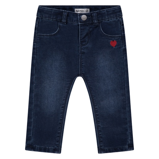 Babyface | Broek Girls Baby Denim Medium Blue Denim