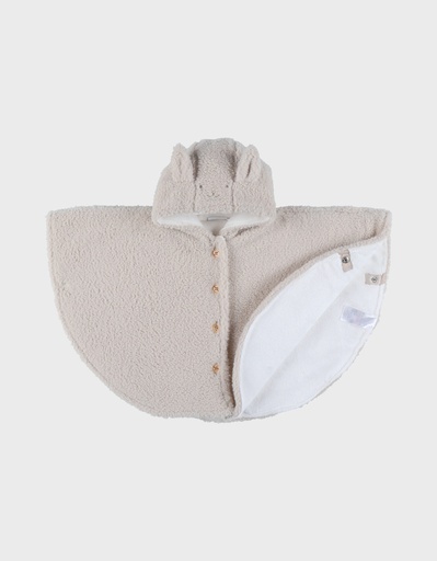 Noukies | Poncho Groloudoux met Oortjes Latte