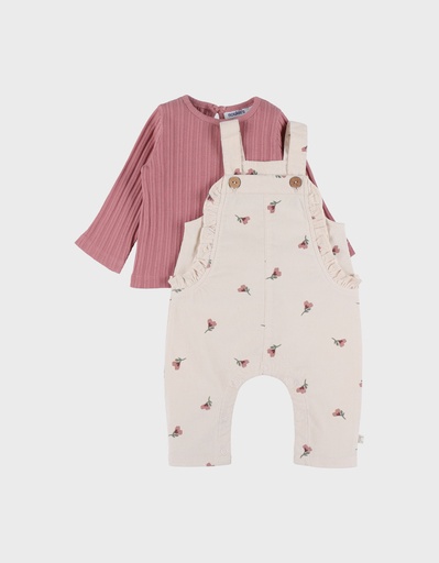 Noukies | Outfit Flower Power T-Shirt/Salopet 