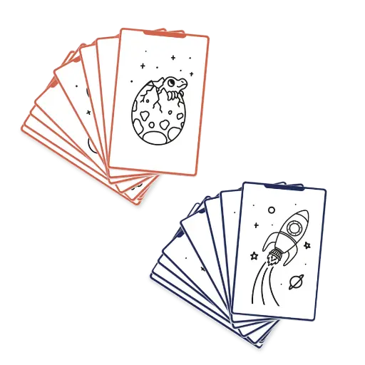 [558775] Kidywolf | Navulling Kidydraw - Mini Galaxy En Dinosaurussen