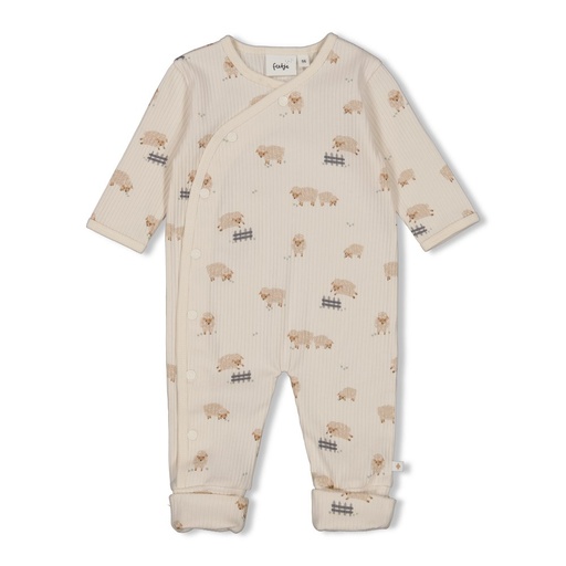 Feetje | Kruippak Sleepy Sheepy Creme