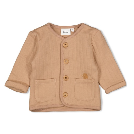 Feetje | Gilet Howdy Hazelnoot