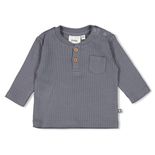 Feetje | T-shirt Howdy Longsleeve Blauw