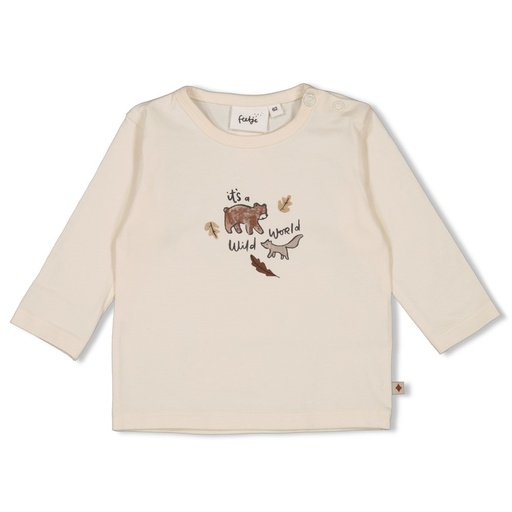 Feetje | T-shirt Wild World Longsleeve Off White 