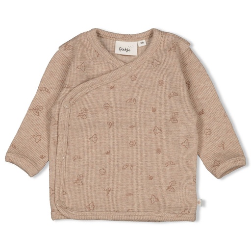 Feetje | T-shirt Fall Favorites Longsleeve Hazelnoot Melange