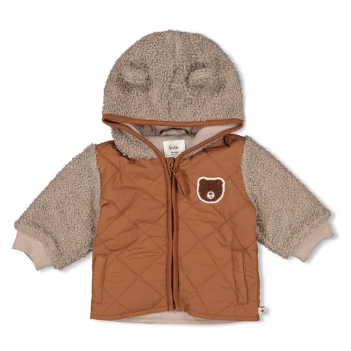 Feetje | Jas Wild World Bruin 