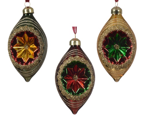 [559803] Kaemingk | Hangfiguur Glas Assortiment Ornament