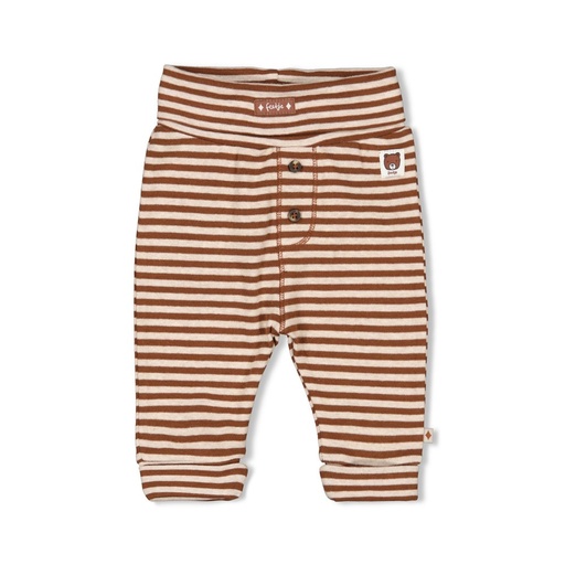 Feetje | Broek Wild World Stripes Bruin