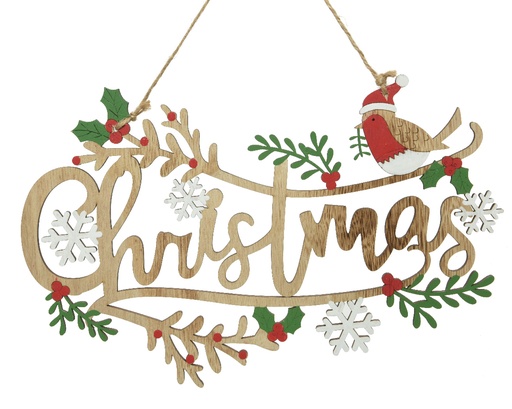 [560072] Kaemingk | Hangfiguur Triplex "Christmas"
