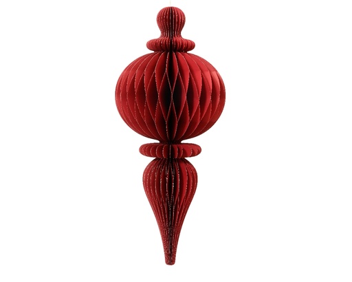 [560075] Kaemingk | Hangfiguur Papier Ornament Rood