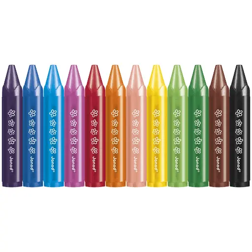 [560085] Janod | Waskrijtjes Wax Crayons 12-pack